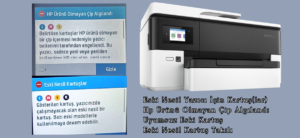 Hp Officejet Pro Uyumsuz Eski Nesil Kartuş Takılı Hatası Çözümü
