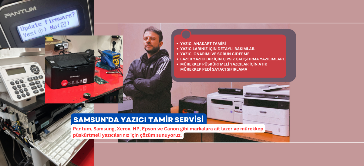 Pantum Yazıcı Tamiri ve Onarımı